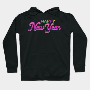 HAPPY NEW YEAR TYPOGRAPHY Hoodie